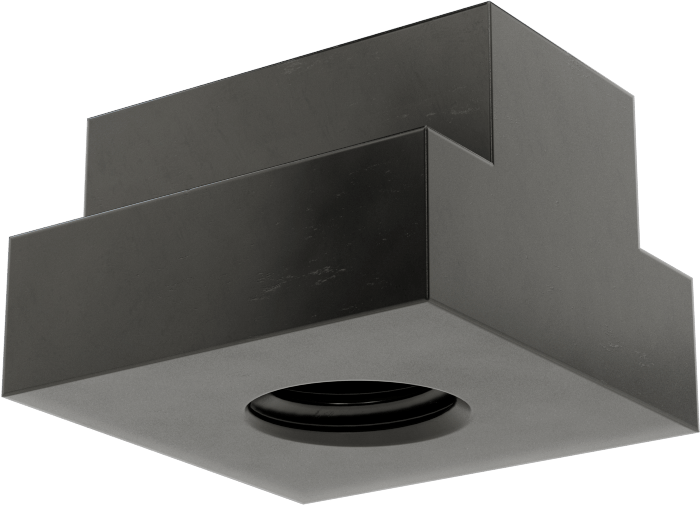 Tamamen Dişli Siyah Oksit Çelik T-Yuvası Somunu, 5/8" Yiv Genişliği için, 1/2"-13 Diş Boyutu, 1-1/8" Kare Taban