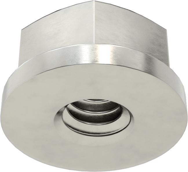 18-8 Paslanmaz Çelik Flanş Somunu, 1/4"-20 Diş Boyutu