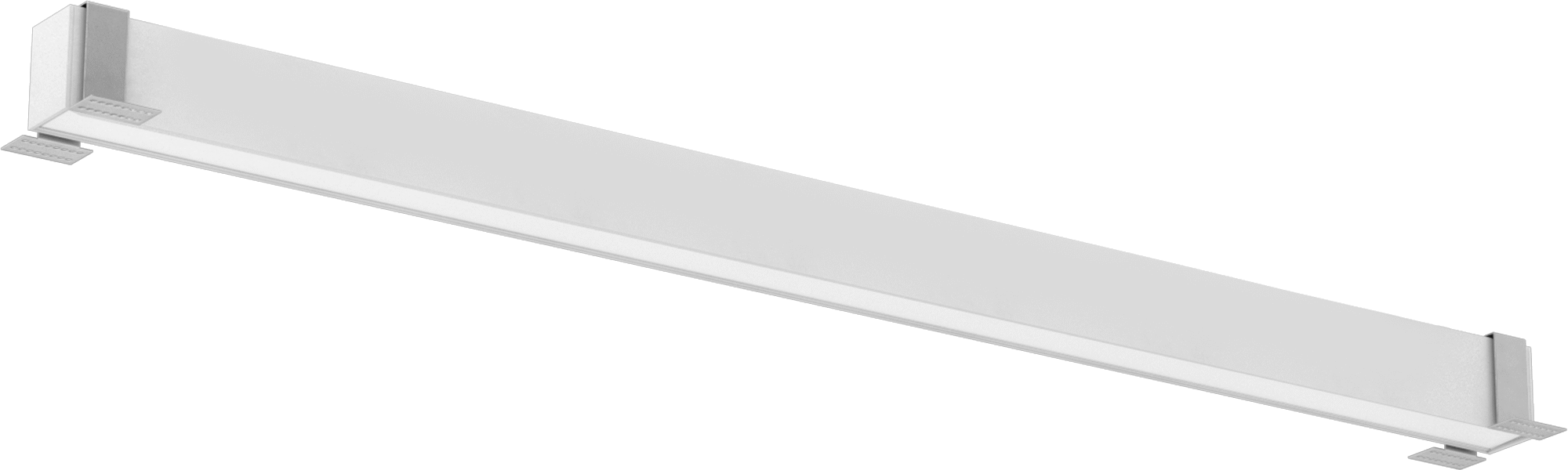 Lineer Tavan Işığı, Gömme, 47-3/4“ Uzunluk x 2” Genişlik x 2-3/4" Toplam Yükseklik