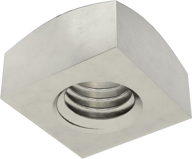 18-8 Paslanmaz Çelik Kare Somun, 1/2"-13 Diş Boyutu