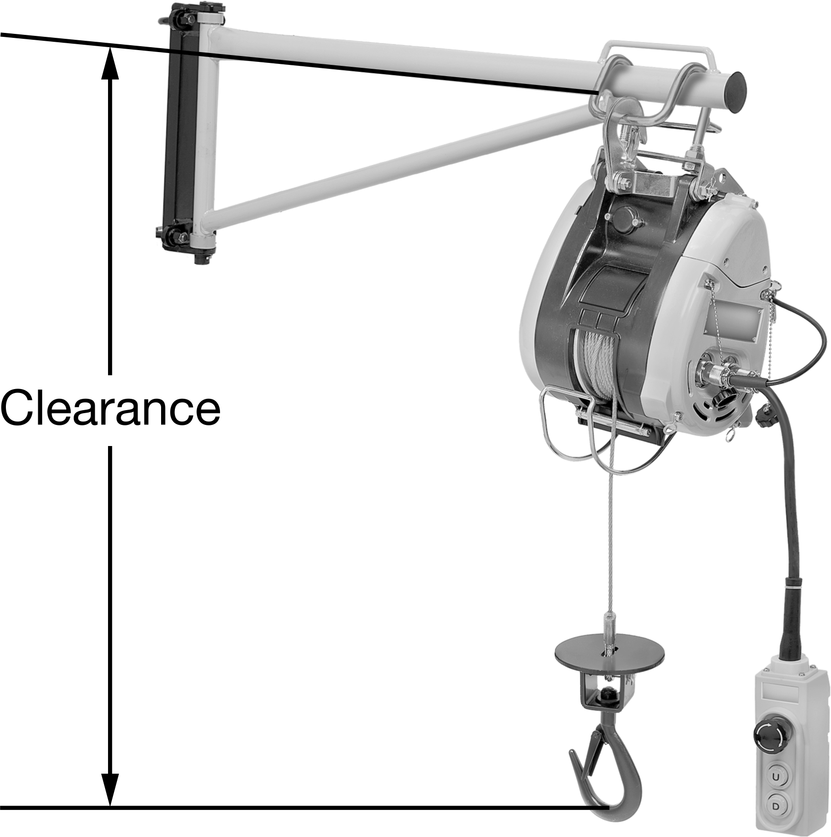 Shown with Mounting Bracket