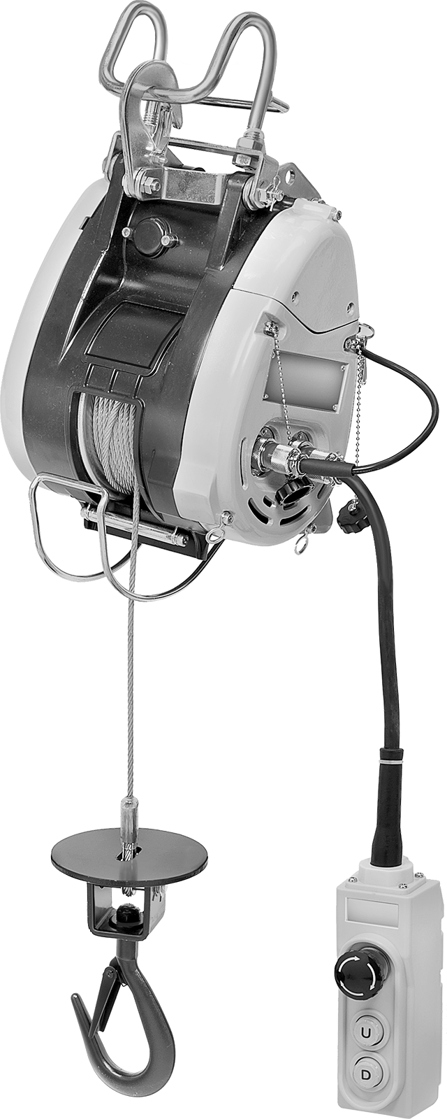 Elektrikli Tel Halatlı Vinç, 1/4 Ton/500 lbs. Kapasite