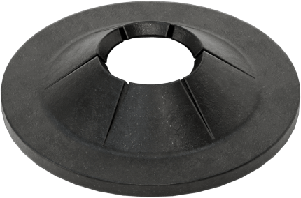 İtmeli dış tutma halkaları, 1/16" Dış Çap, Siyah Fosfatlı 1050 Yay Çeliği, 1/32" Yükseklik