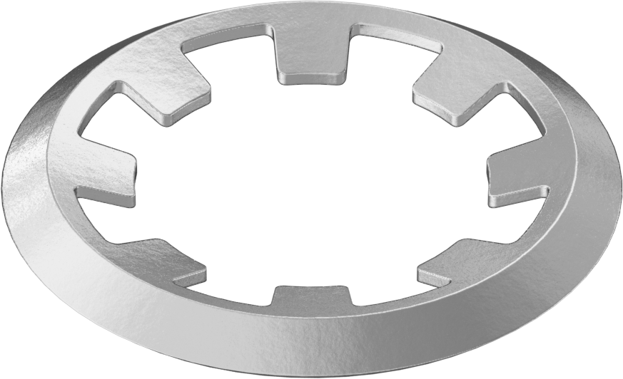 İtmeli dış tutma halkaları, 3/8" dış çap için, Sarı Kromat Kaplamalı Çinko 1060-1090 Çelik