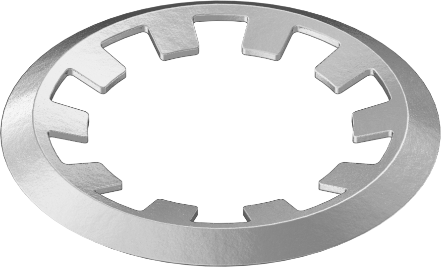 İtmeli dış tutma halkaları, 1/2" dış çap için, Sarı Kromat Kaplamalı Çinko 1060-1090 Çelik