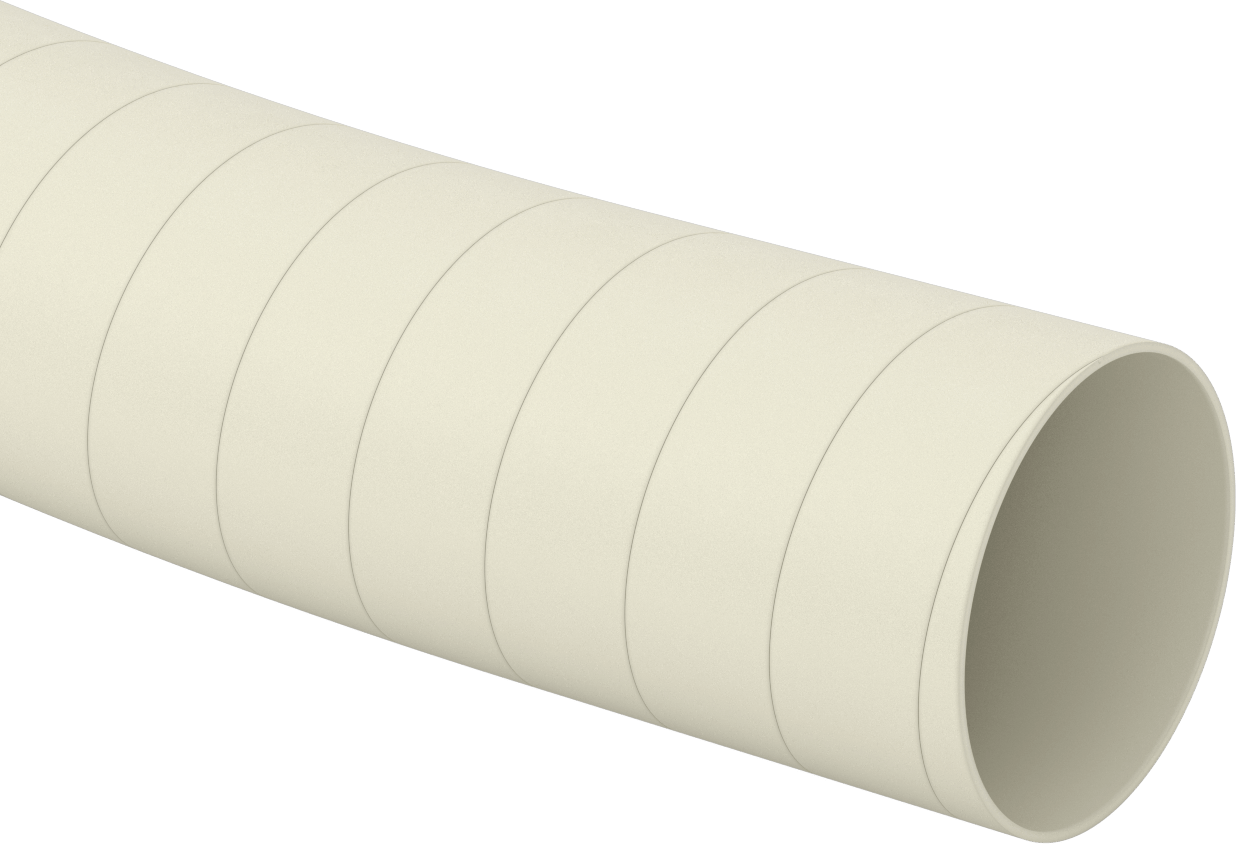 Geniş Çaplı Kauçuk Boru, Yiyecek ve İçecek için, 12" ID, 12-1/2" OD
