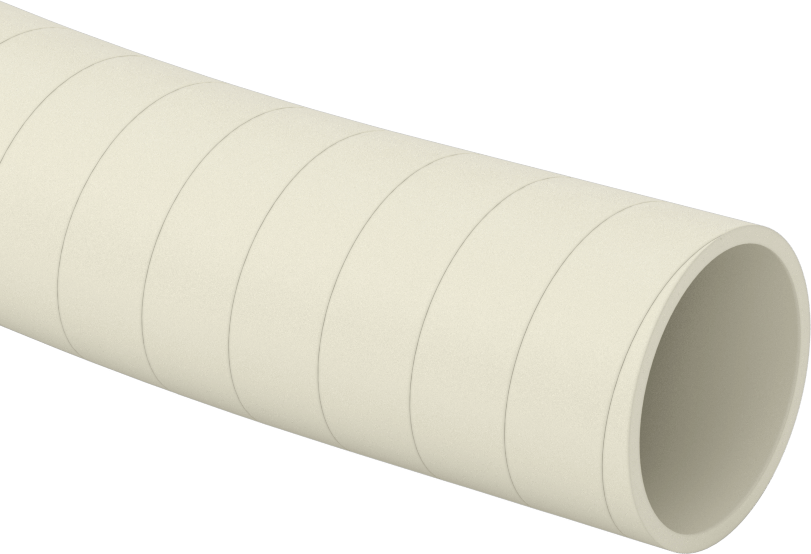 Geniş Çaplı Kauçuk Boru, Yiyecek ve İçecek için, 2" ID, 2-1/4" OD