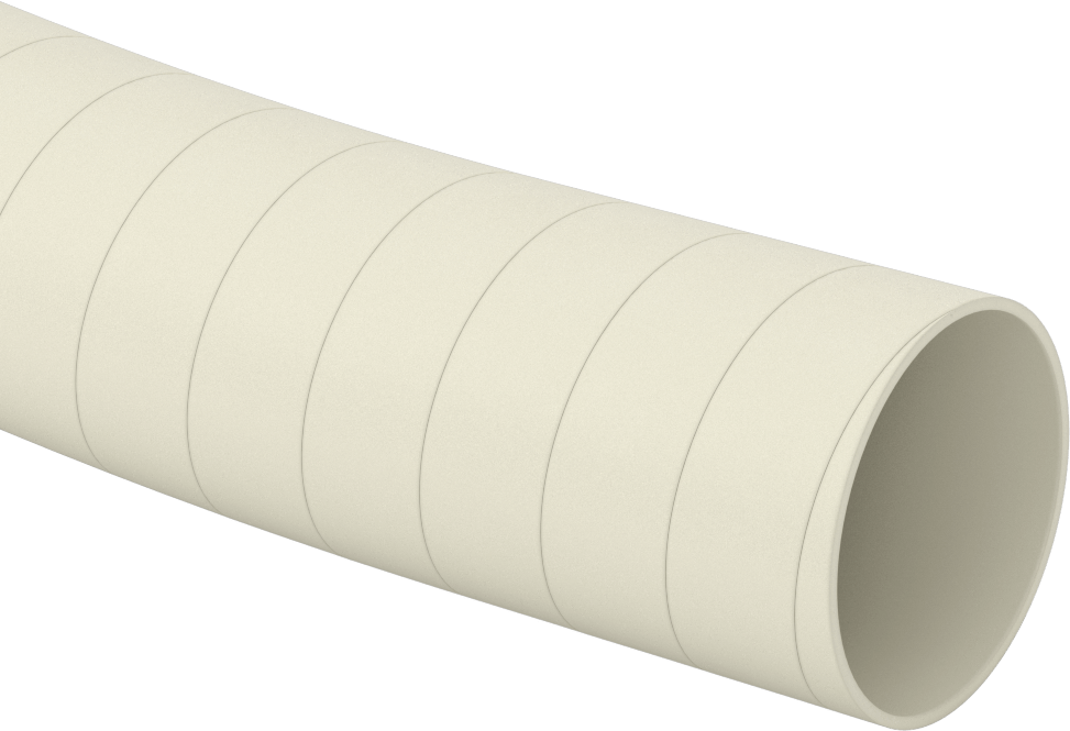 Geniş Çaplı Kauçuk Boru, Yiyecek ve İçecek için, 4" ID, 4-1/4" OD