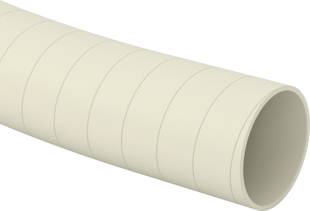 Geniş Çaplı Kauçuk Boru, Yiyecek ve İçecek için, 6" ID, 6-1/2" OD