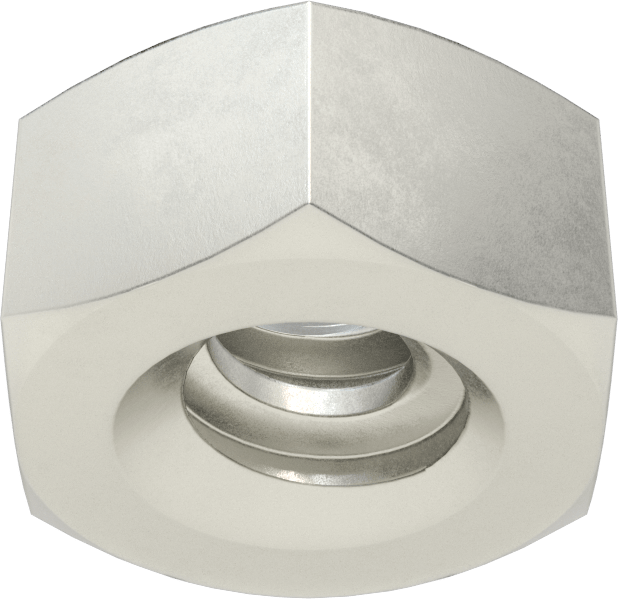 Karbon Çelik Acme Altıgen Somun, Sağ El, 3/8"-8 Diş Boyutu