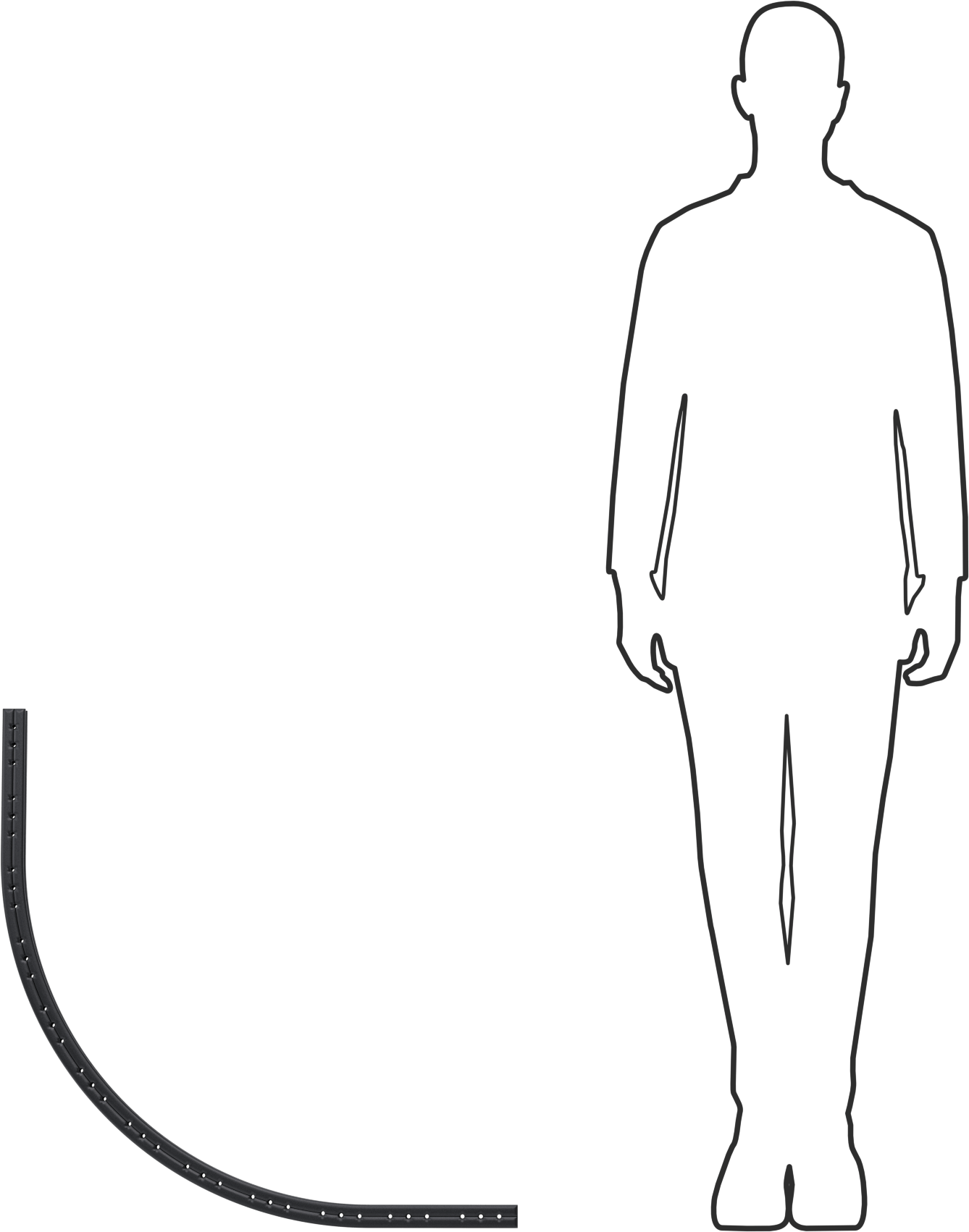 Korozyona Dayanıklı I-Kirişli Makaralı Ray, Kapılar ve Perdeler için, 1400 lb. Kapasite, 90 Derece Eğrisi