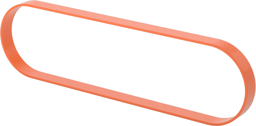 3/8" Geniş Aşınmaya Dayanıklı Düz Kayış