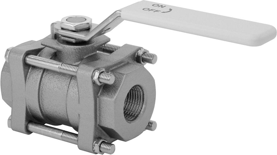 Kolay Bakımlı Bronz Gövdeli Açma/Kapama Vanası, Kilitlenebilir Tutamak ile, Cam Dolgulu PTFE Conta, 3/8 NPT Dişi