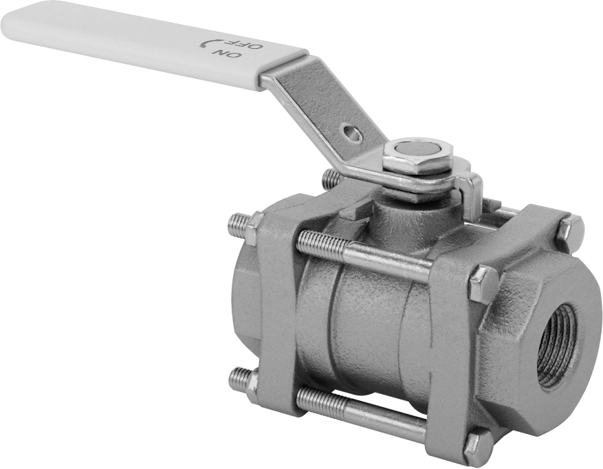 Kolay Bakımlı Bronz Gövdeli Açma/Kapama Vanası, Kilitlenebilir Tutamak ile, Cam Dolgulu PTFE Conta, 3/8 NPT Dişi