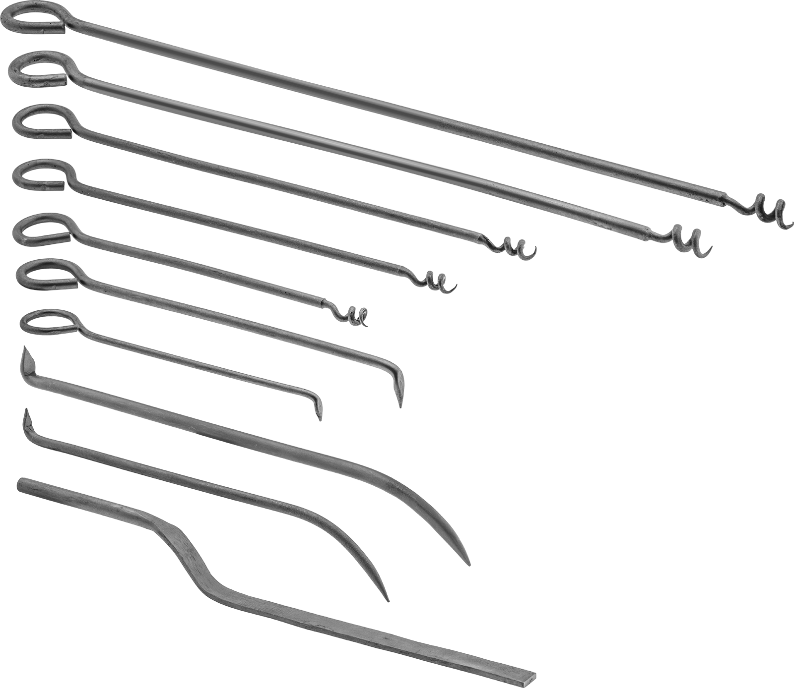 Rigid Mil Tirbuşon Çıkarıcı Seti, 10 Parça