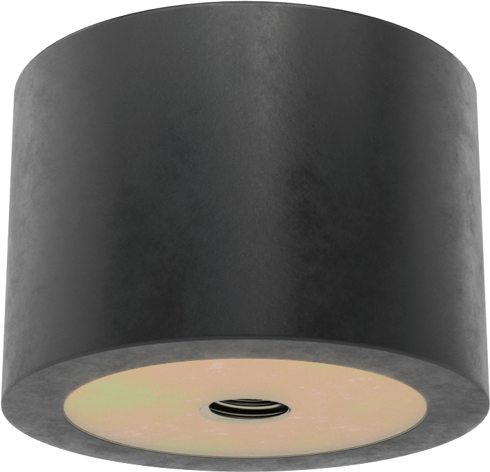 Neopren Titreşim Sönümleyici Sandviç Montaj, 3/8"-16 Dişli Çelik Ek Parça ile, 190 lbs. Kapasite