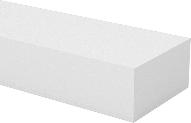 Ultra Kimyasal Dirençli PTFE Conta Malzemesi, Yiyecek ve İçecek, Sıkıştırılabilir, 1/4" Genişlik, 24 inç Uzunluk