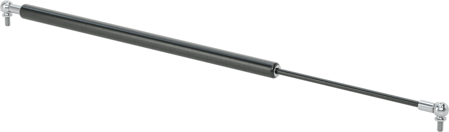 Çekme Gazlı Yayı, 5/16"-18 Top Saplama, 28,5" Uzatılmış Uzunluk