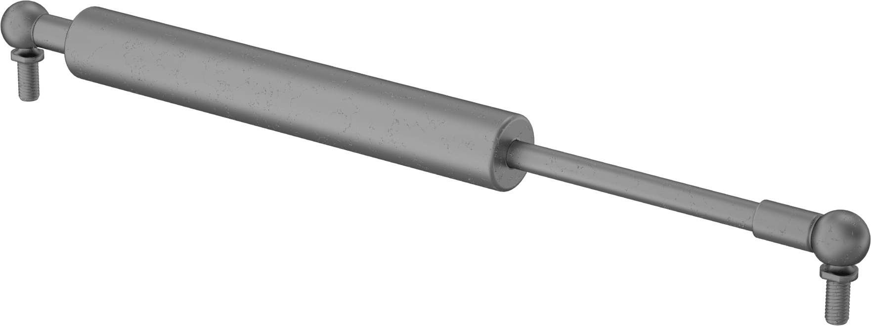 Çekme Gazlı Yayı, M8 Bilyalı Saplama, 13,98" Uzatılmış Uzunluk