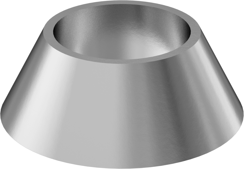 Bilyalı Mafsal Çubuk Ucu Ek Parçası, Koni Tipi, Krom Kaplama Karbon Çelik, 1-1/4" Çubuk Ucu İç Çapı