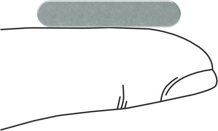 Yuvarlak Makine Anahtarı, Çinko Kaplı Çelik, 3/16" x 3/16", 1" Uzunluk, Büyük Boy