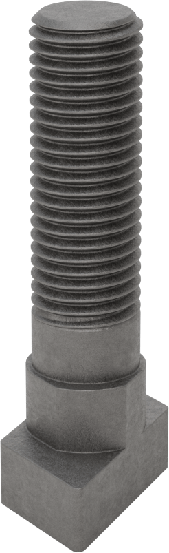 Damla Tipi T-Yuvası Cıvatası, Çelik, 18 mm Genişlikte Yuvalar için, 63 mm Uzunluk