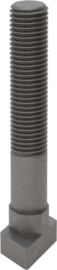 Damla Tipi T-Yuvası Cıvatası, Çelik, 18 mm Genişlikte Yuvalar için, 100 mm Uzunluk