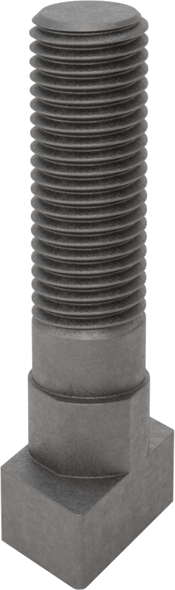Damla Tipi T-Yuvası Cıvatası, Çelik, 22 mm Genişlikte Yuvalar için, 80 mm Uzunluk