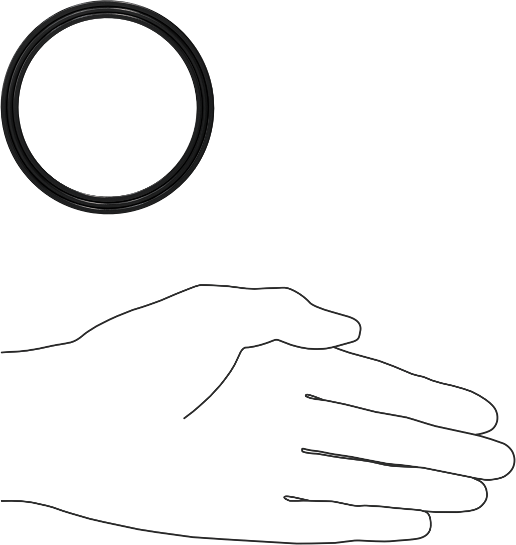 O-Ring Yüklü U-Cup Conta, 0,275" Oluk Genişliği için, 2,5 inç İç Çap x 3 inç Dış Çap x 0,25 inç Genişlik