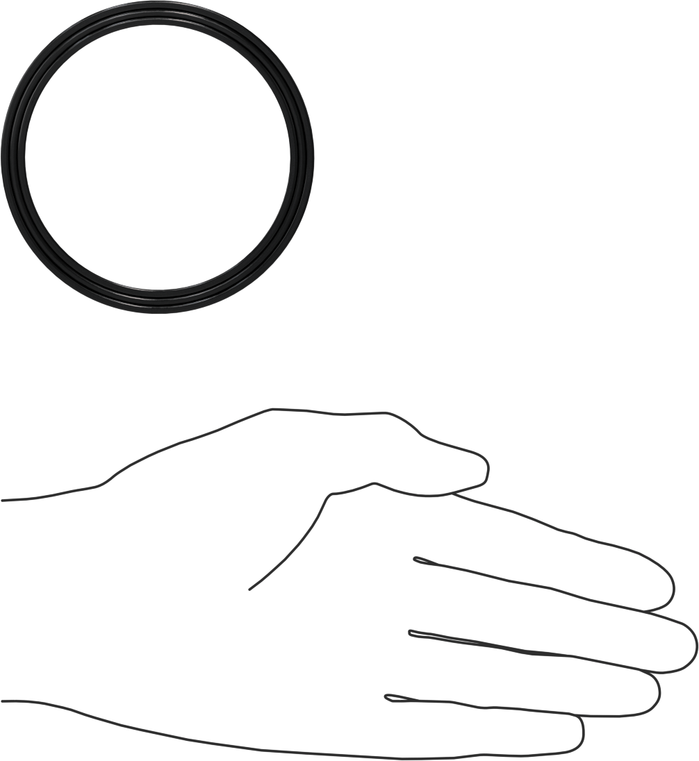 O-Ring Yüklü U-Cup Conta, 0,275" Oluk Genişliği için, 2,75 inç İç Çap x 3,25 inç Dış Çap x 0,25 inç Genişlik