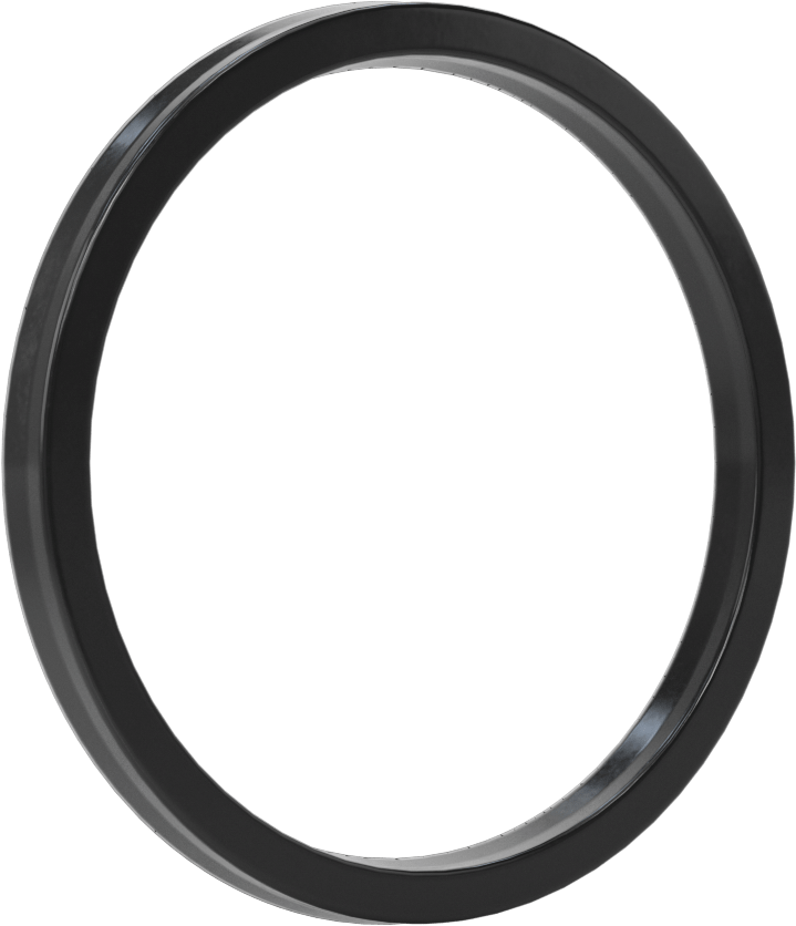 O-Ring Yüklü U-Cup Conta, 0,275" Oluk Genişliği için, 3“ İç Çap x 3,5” Dış Çap x 0,25" Genişlik