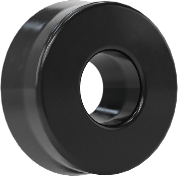 O-Ring Yüklü U-Cup Conta, 0,138 inç Genişlikli Yiv için, 0,125“ İç Çap x 0,375” Dış Çap x 0,125" Genişlik