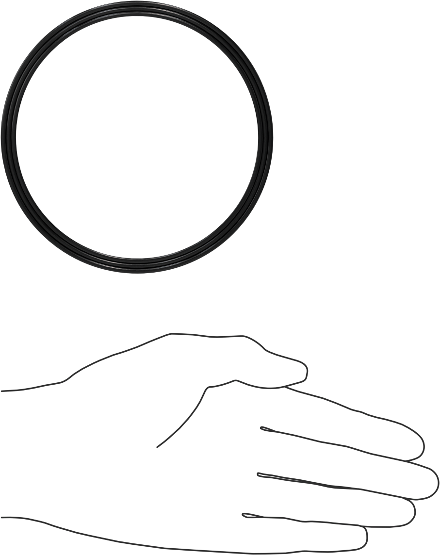 O-Ring Yüklü U-Cup Conta, 0,275" Oluk Genişliği için, 4“ İç Çap x 4,5” Dış Çap x 0,25" Genişlik