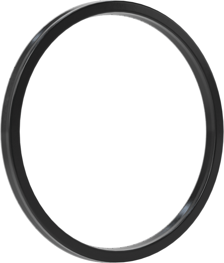 O-Ring Yüklü U-Cup Conta, 0,275" Oluk Genişliği için, 4“ İç Çap x 4,5” Dış Çap x 0,25" Genişlik