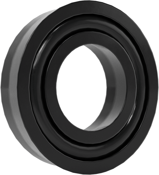 O-Ring Yüklü U-Cup Conta, 0,138" Oluk Genişliği için, 0,25 inç İç Çap x 0,5 inç Dış Çap x 0,125 inç Genişlik