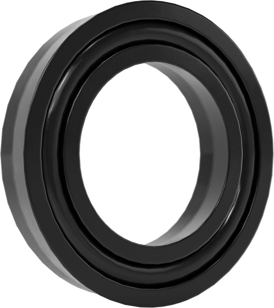 O-Ring Yüklü U-Cup Conta, 0,138 inç Genişlikli Yiv için, 0,375 inç İç Çap x 0,625 inç Dış Çap x 0,125 inç Genişlik