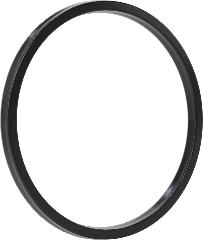 O-Ring Yüklü U-Cup Conta, 0,343" Oluk Genişliği, 5,375 inç İç Çap x 6 inç Dış Çap x 0,313 inç Genişlik