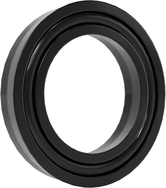 O-Ring Yüklü U-Cup Conta, 0,138 inç Genişlikli Yiv için, 0,438“ İç Çap x 0,688” Dış Çap x 0,125" Genişlik