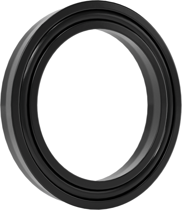 O-Ring Yüklü U-Cup Conta, 0,413" Oluk Genişliği için, 2 inç İç Çap x 2,75 inç Dış Çap x 0,375 inç Genişlik