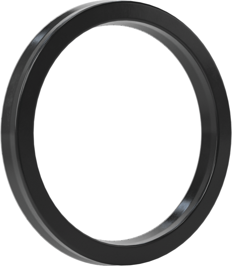 O-Ring Yüklü U-Cup Conta, 0,413" Oluk Genişliği için, 3,25 inç İç Çap x 4 inç Dış Çap x 0,375 inç Genişlik