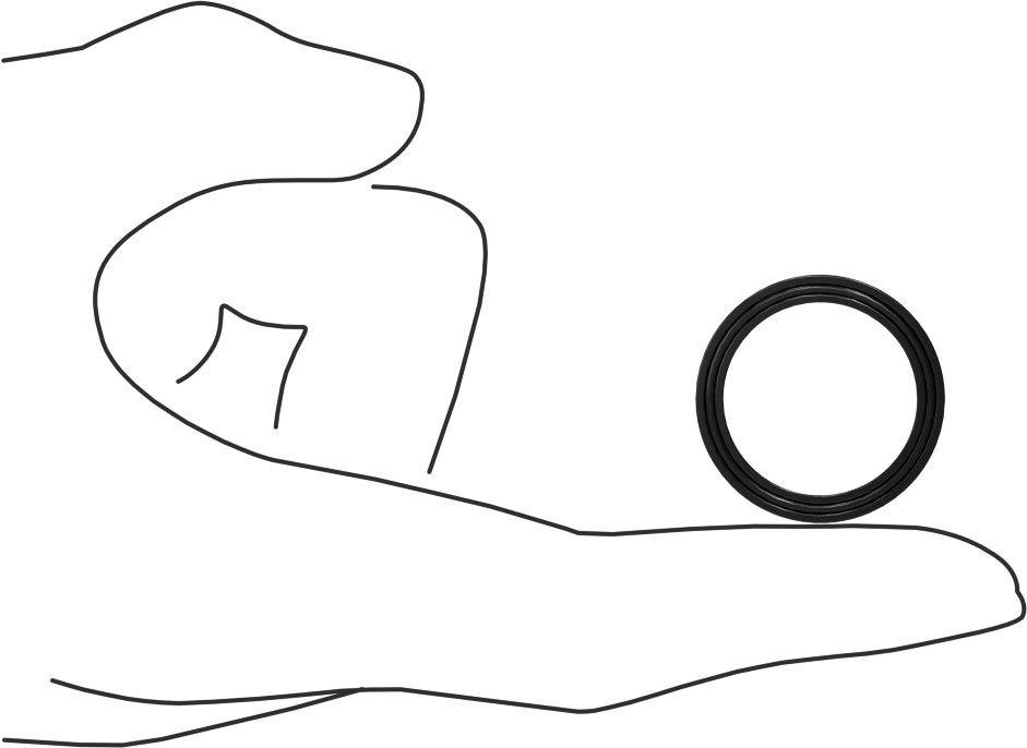 O-Ring Yüklü U-Cup Conta, 0,138 inç Genişlikli Yiv için, 0,875 inç İç Çap x 1,125 inç Dış Çap x 0,125 inç Genişlik