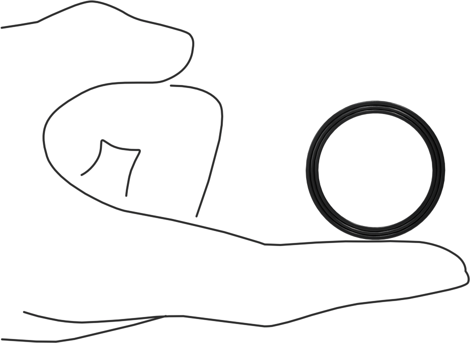 O-Ring Yüklü U-Cup Conta, 0,138 inç Genişlikli Yiv için, 1,125“ İç Çap x 1,375” Dış Çap x 0,125" Genişlik