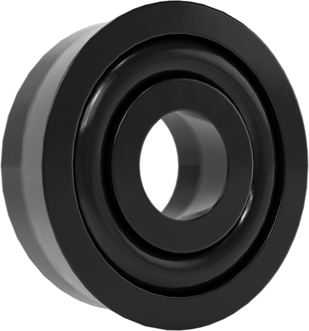 O-Ring Yüklü U-Cup Conta, 0,206" Genişlikte Oluk için, 0,188 inç iç çap x 0,563 inç dış çap x 0,188 inç genişlik