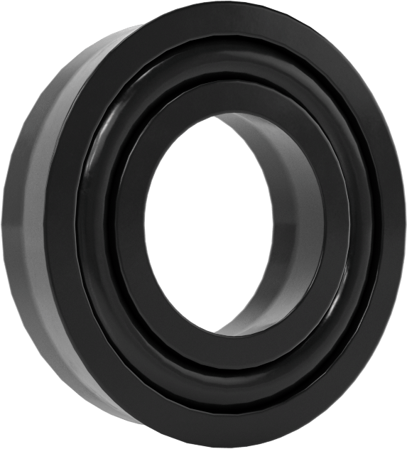 O-Ring Yüklü U-Cup Conta, 0,206" Oluk Genişliği için, 0,375“ İç Çap x 0,75” Dış Çap x 0,188" Genişlik