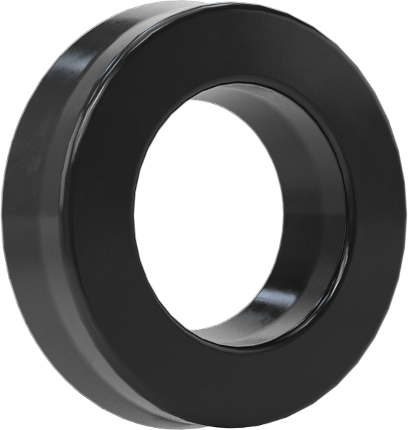 O-Ring Yüklü U-Cup Conta, 0,206" Genişlikte Oluk için, 0,438“ İç Çap x 0,813” Dış Çap x 0,188" Genişlik