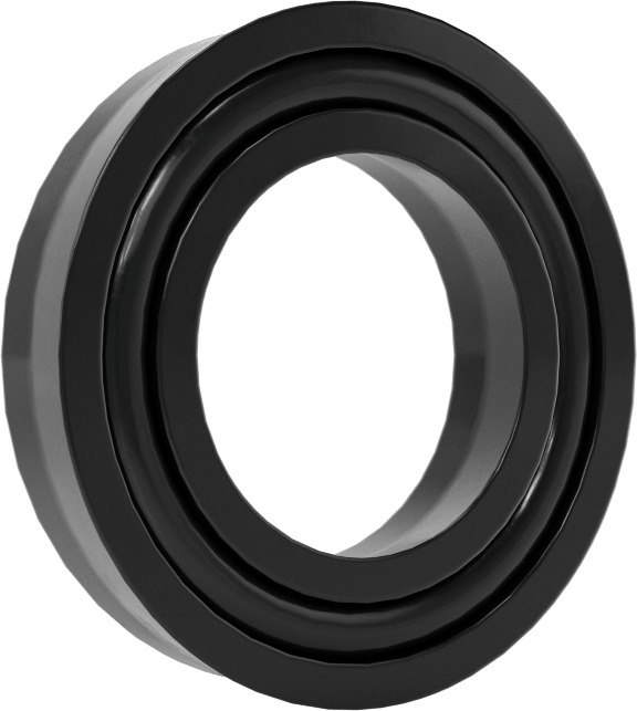 O-Ring Yüklü U-Cup Conta, 0,206" Oluk Genişliği için, 0,5 inç İç Çap x 0,875 inç Dış Çap x 0,188 inç Genişlik