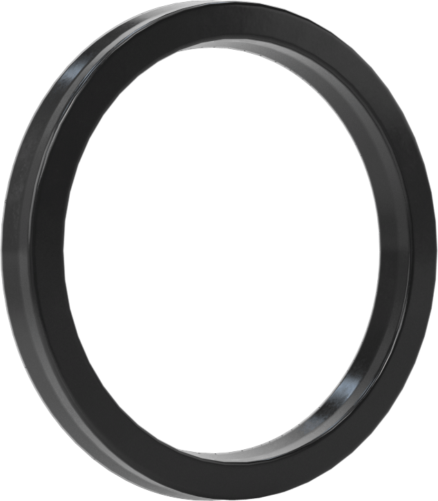 O-Ring Yüklü U-Cup Conta, 0,206" Oluk Genişliği için, 1,625“ İç Çap x 2” Dış Çap x 0,188" Genişlik