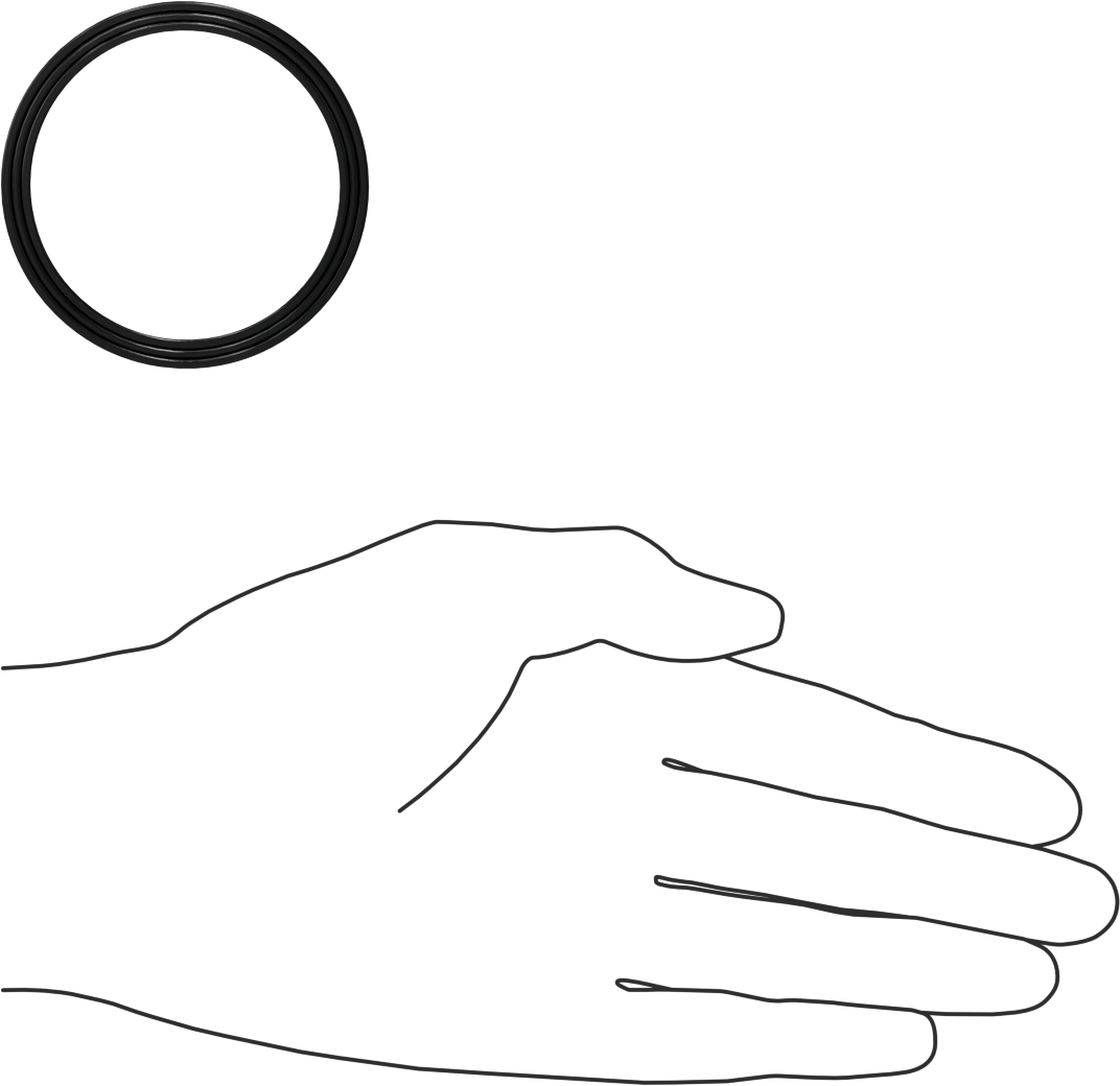 O-Ring Yüklü U-Cup Conta, 0,206" Oluk Genişliği için, 2“ İç Çap x 2,375” Dış Çap x 0,188" Genişlik
