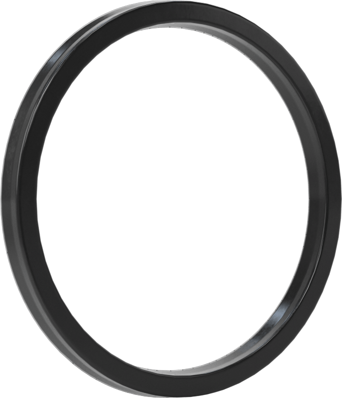 O-Ring Yüklü U-Cup Conta, 0,206" Oluk Genişliği için, 2,375 inç İç Çap x 2,75 inç Dış Çap x 0,188 inç Genişlik