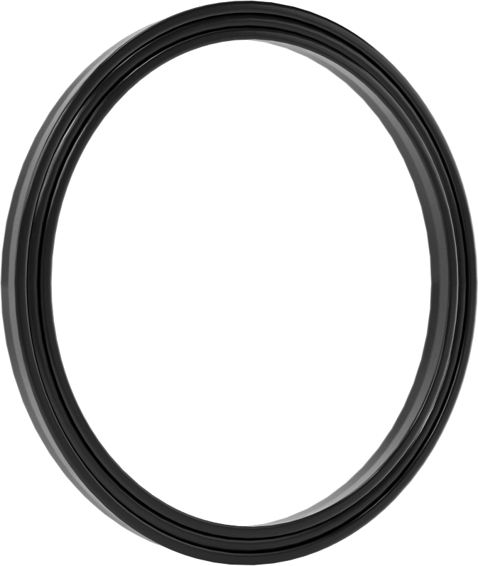 O-Ring Yüklü U-Cup Conta, 0,206" Oluk Genişliği için, 2,375 inç İç Çap x 2,75 inç Dış Çap x 0,188 inç Genişlik